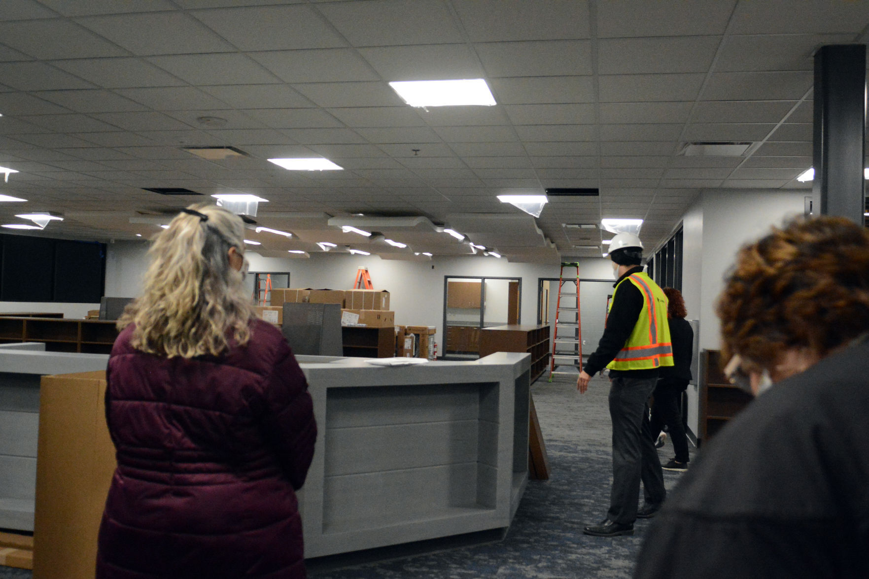 Tour of Jack Young Middle School construction, Dec. 7